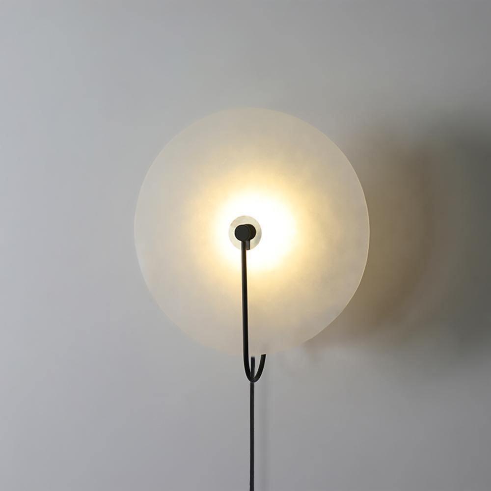 Lampa ścienna LED Alabaster z wtyczką
