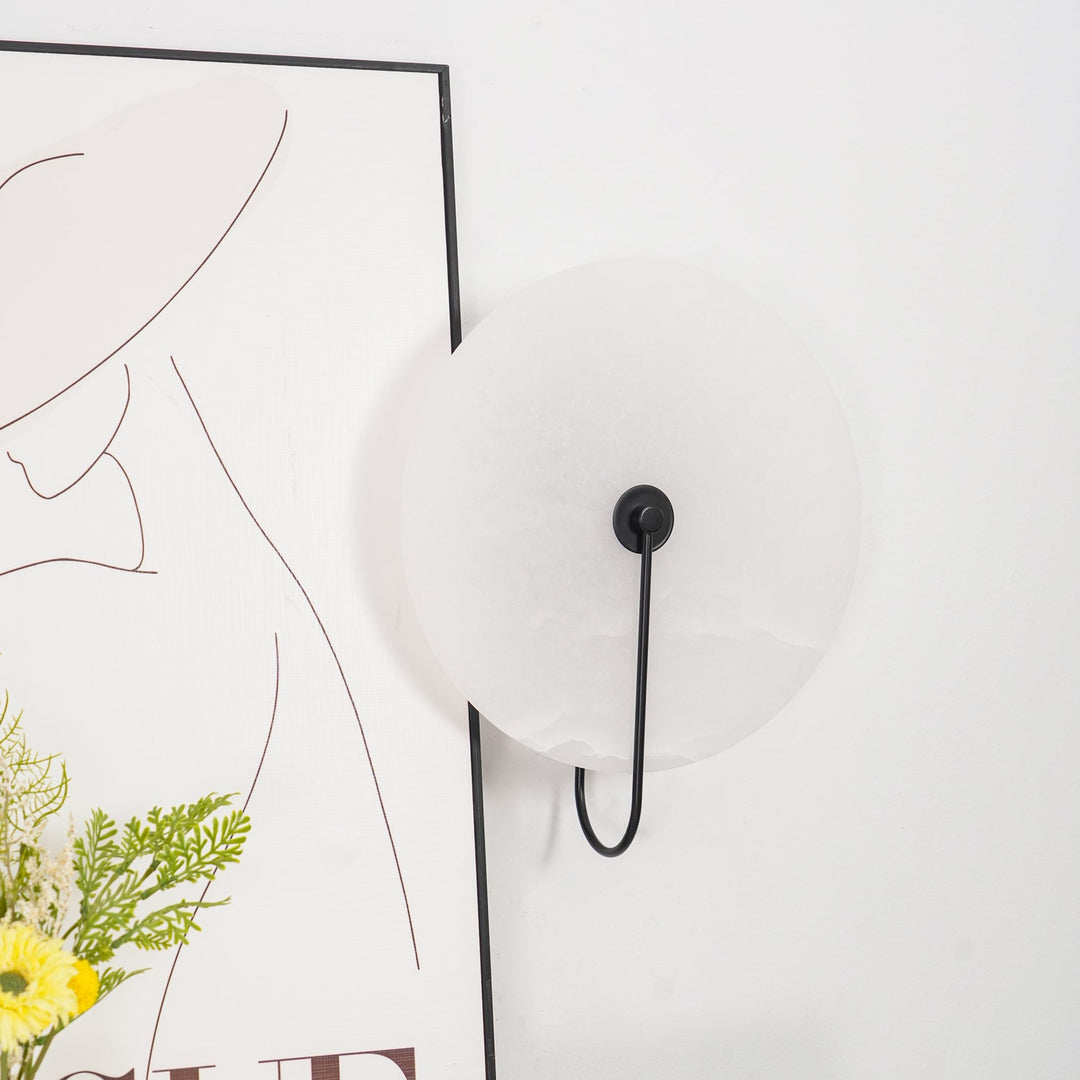 Lampa ścienna LED Alabaster z wtyczką