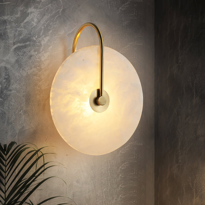 Lampa ścienna LED Alabaster z wtyczką