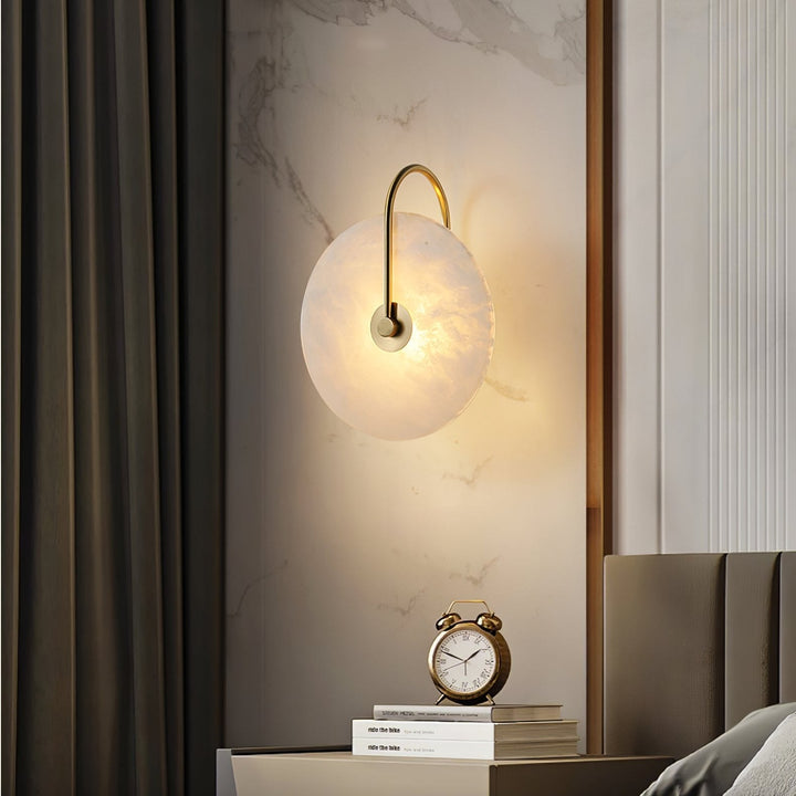 Lampa ścienna LED Alabaster z wtyczką