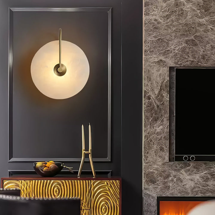 Lampa ścienna LED Alabaster z wtyczką