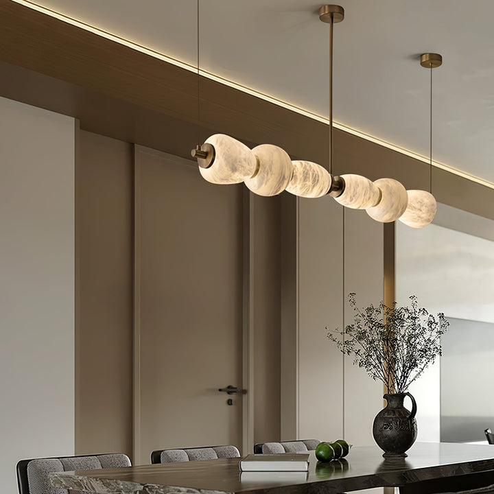 Lampa wisząca Alabaster Pebble Linear