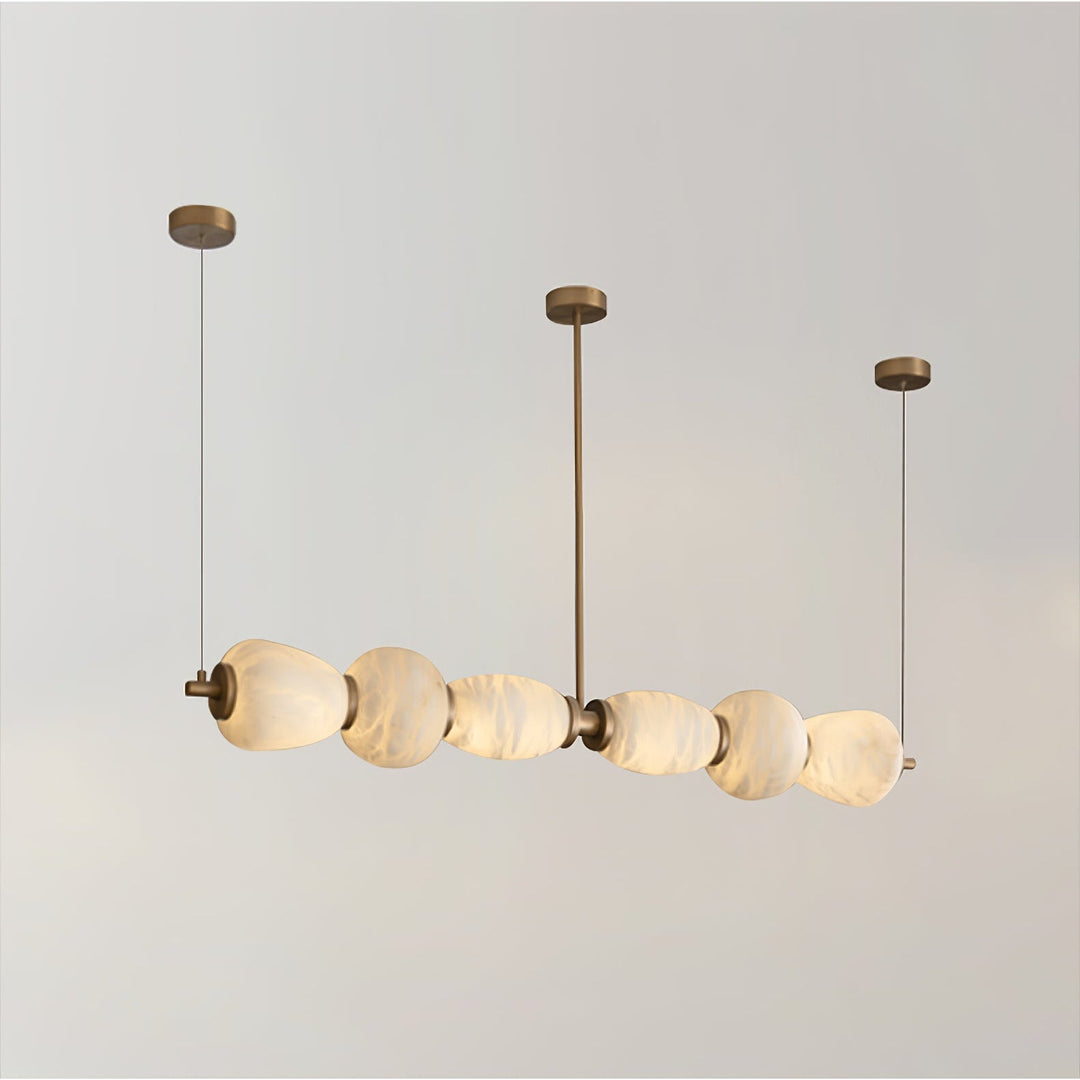 Lampa wisząca Alabaster Pebble Linear