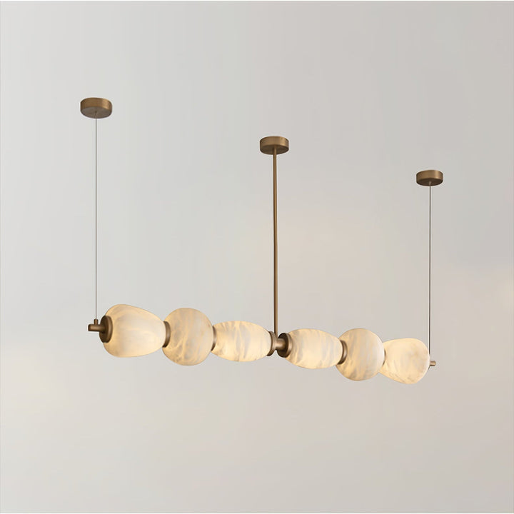 Lampa wisząca Alabaster Pebble Linear