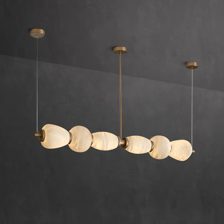 Lampa wisząca Alabaster Pebble Linear