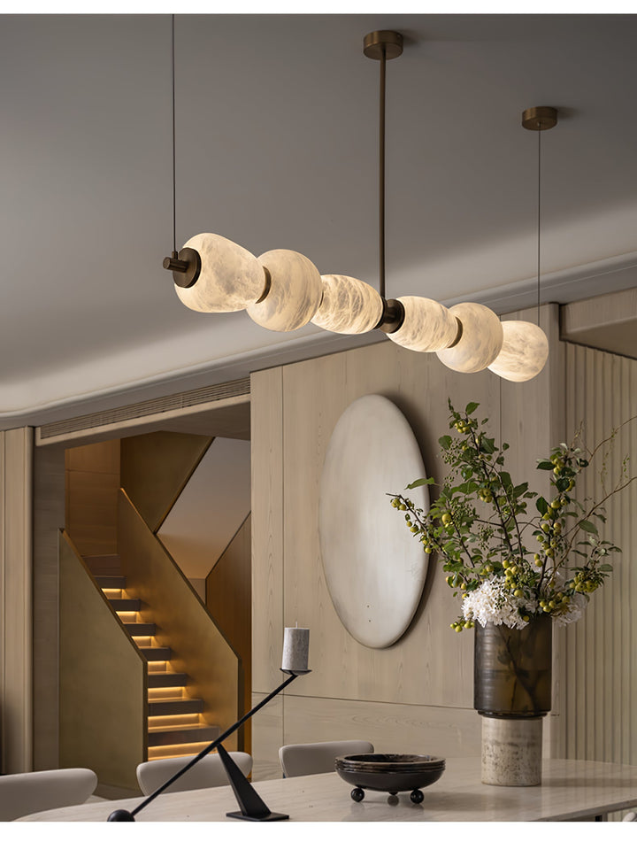 Lampa wisząca Alabaster Pebble Linear