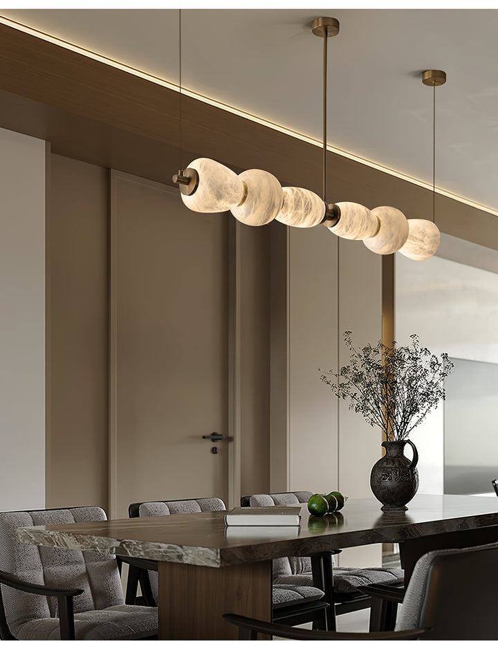 Lampa wisząca Alabaster Pebble Linear