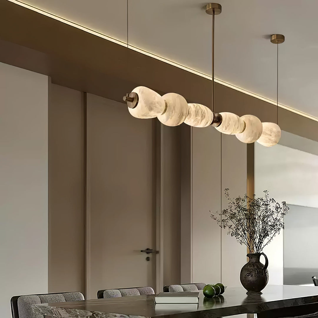 Lampa wisząca Alabaster Pebble Linear