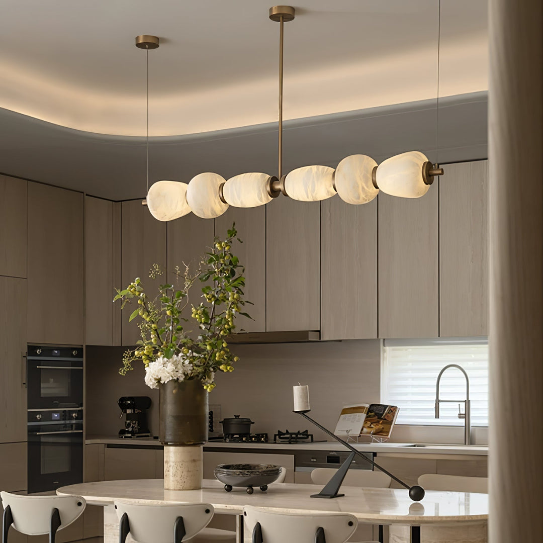 Lampa wisząca Alabaster Pebble Linear