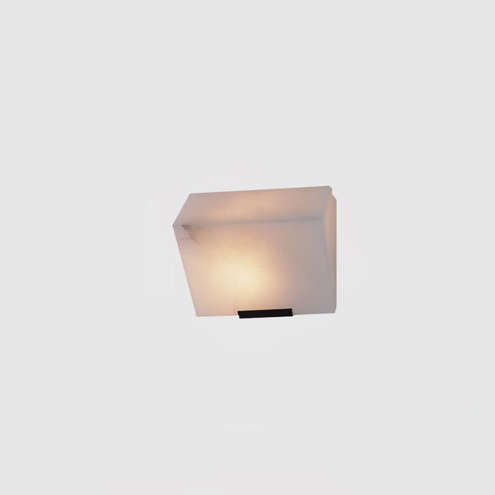 Lampa ścienna z alabastru w stylu schodów