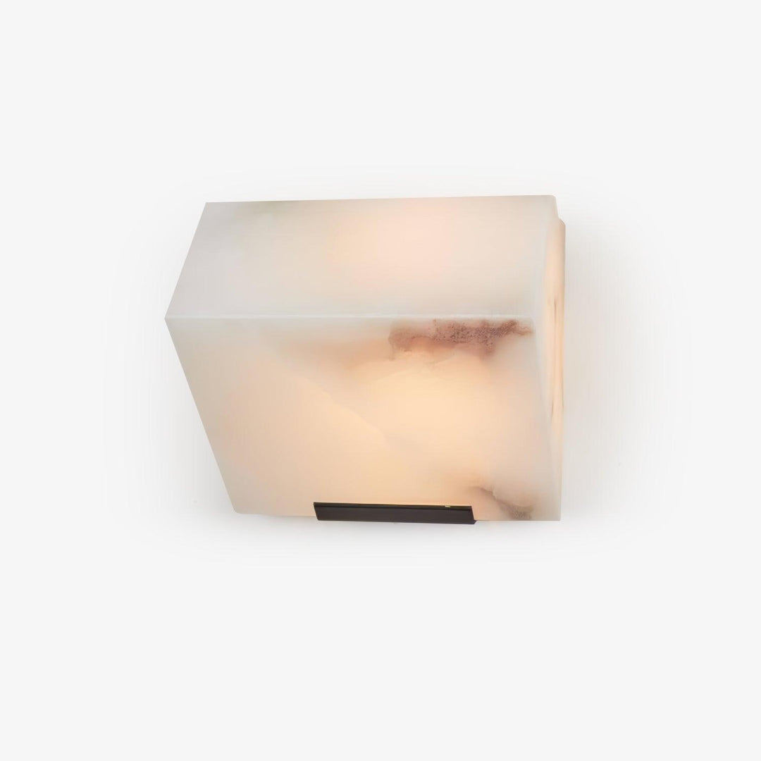 Lampa ścienna z alabastru w stylu schodów