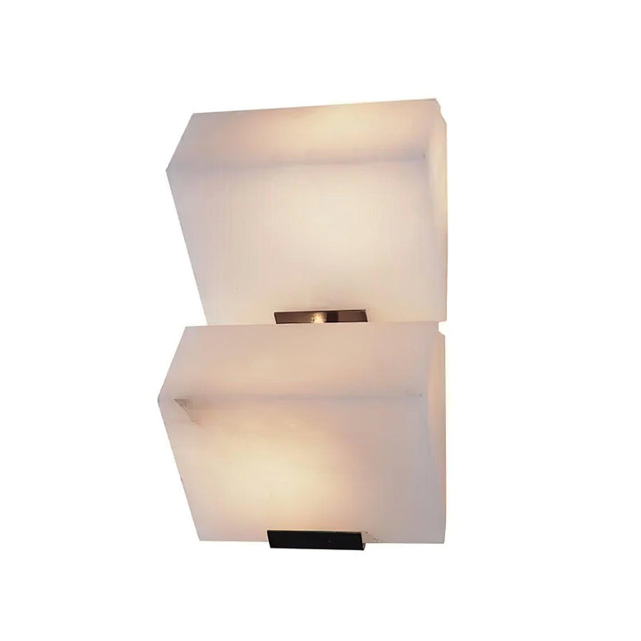 Lampa ścienna z alabastru w stylu schodów