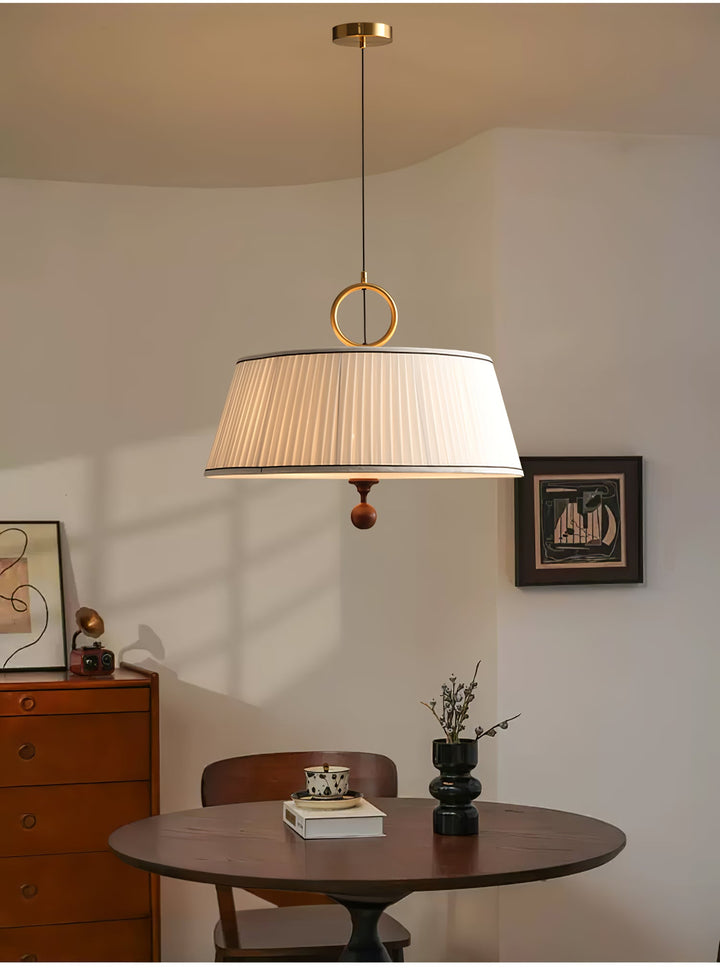 Lampa wisząca Alina z tkaniny