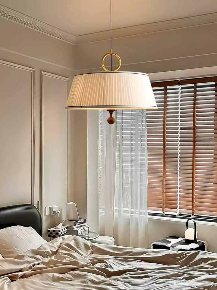 Lampa wisząca Alina z tkaniny