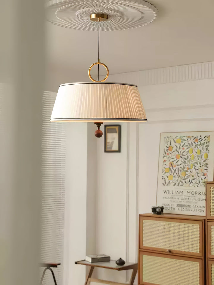 Lampa wisząca Alina z tkaniny