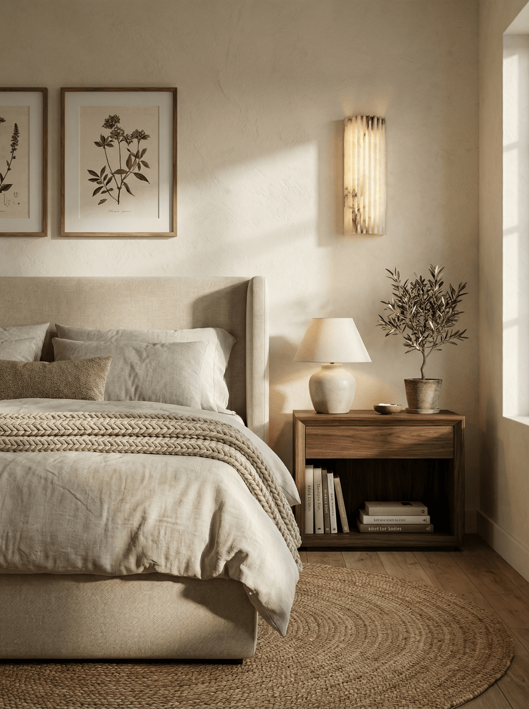 Alvia Alabastrowa Lampa Ścienna