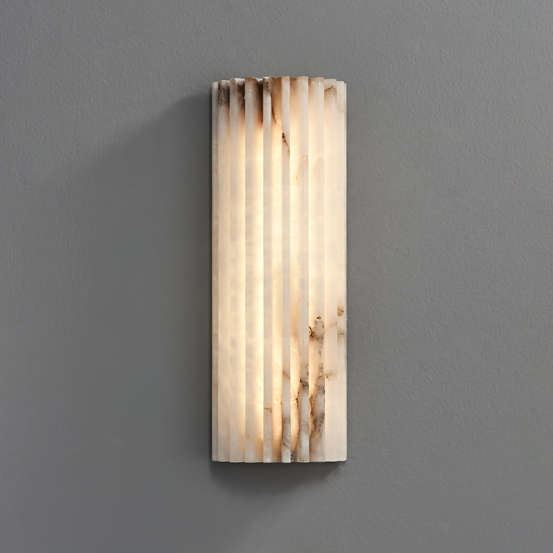 Alvia Alabastrowa Lampa Ścienna