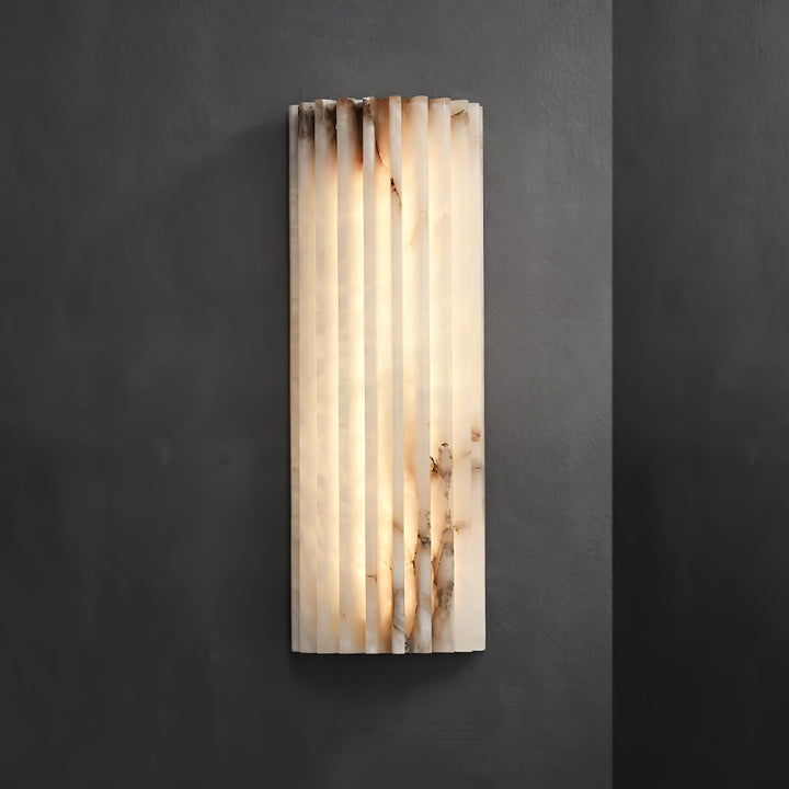 Alvia Alabastrowa Lampa Ścienna