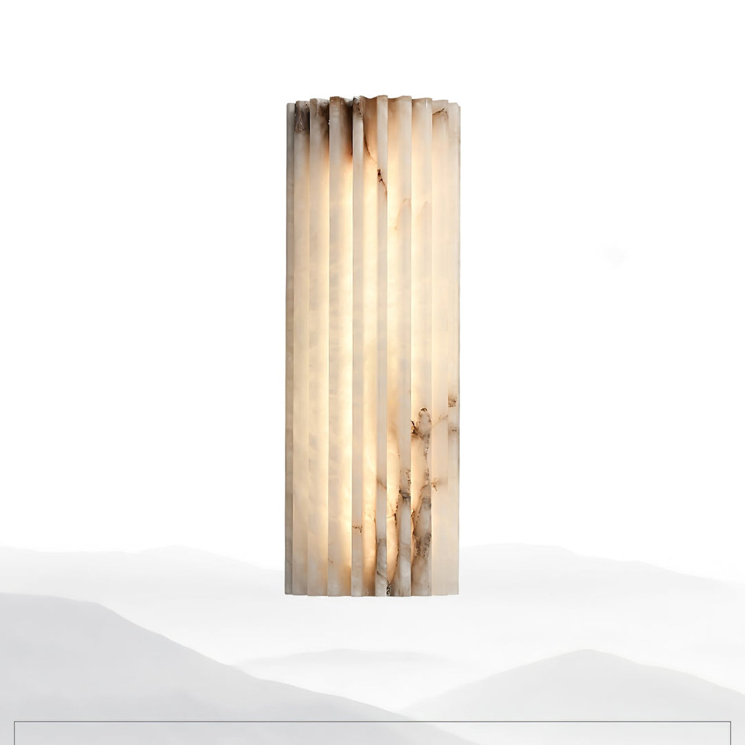 Alvia Alabastrowa Lampa Ścienna