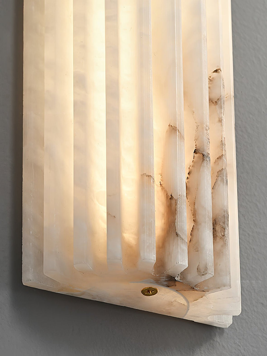 Alvia Alabastrowa Lampa Ścienna