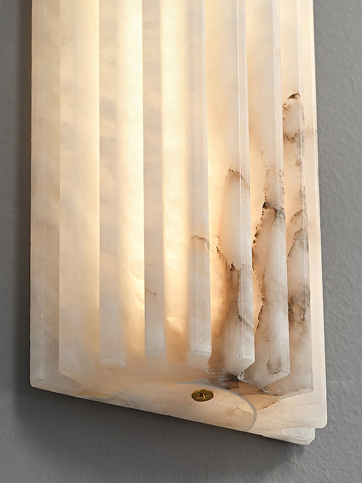 Alvia Alabastrowa Lampa Ścienna