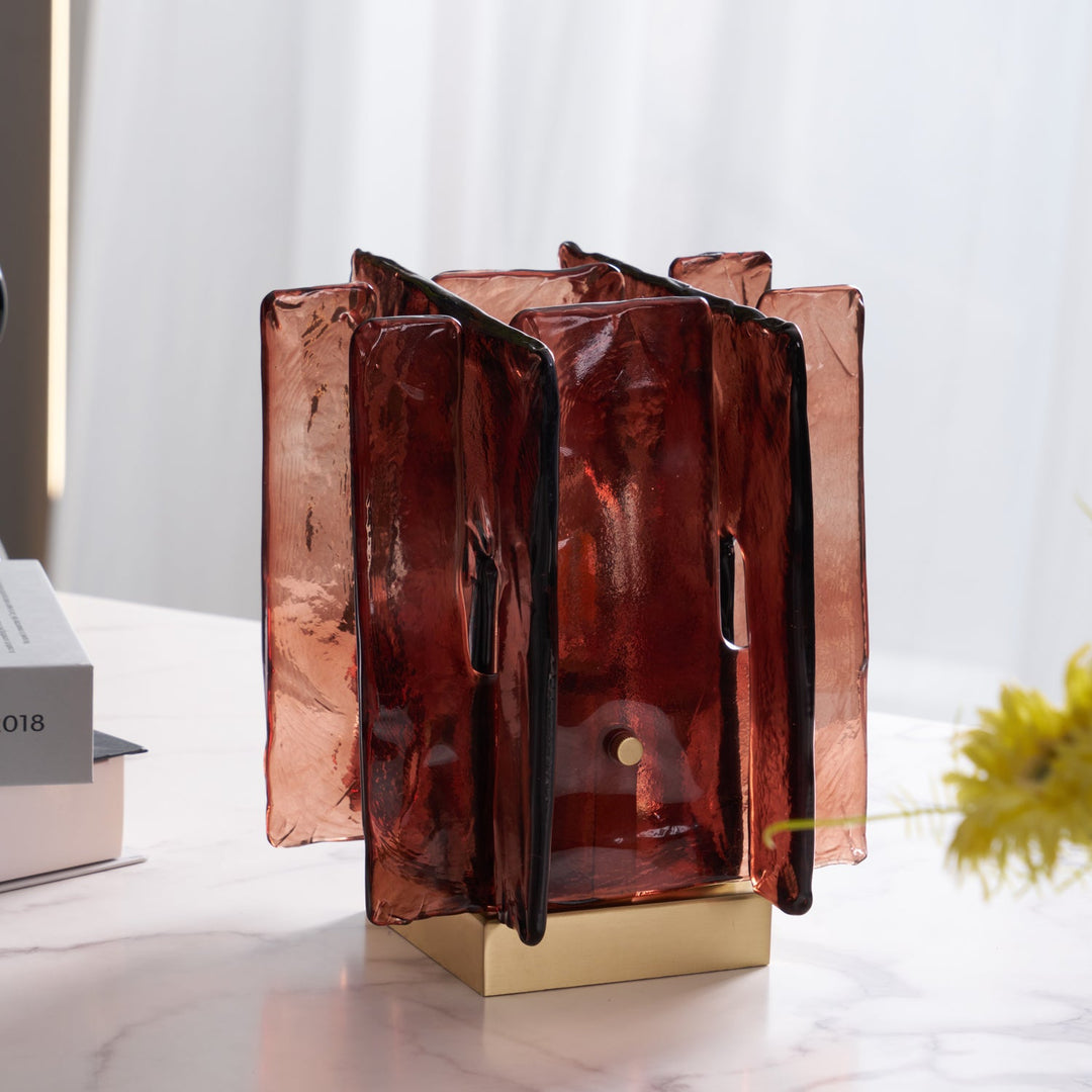 Lampa stołowa Amber Building Block