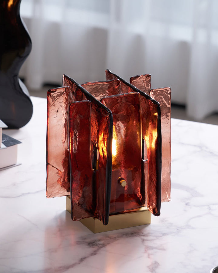 Lampa stołowa Amber Building Block