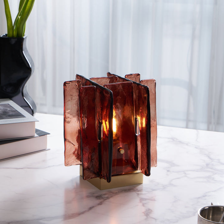 Lampa stołowa Amber Building Block