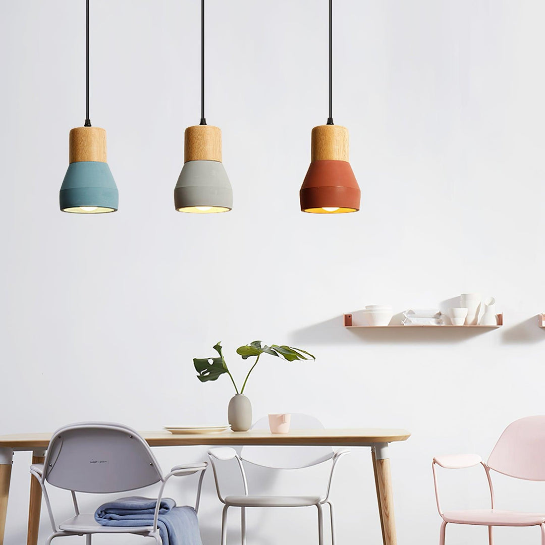 Lampa Wisząca Cementowa Andenon