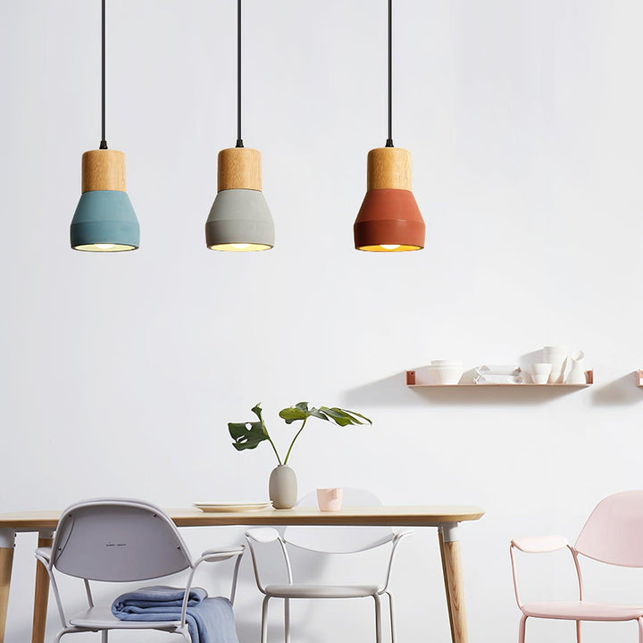 Lampa Wisząca Cementowa Andenon
