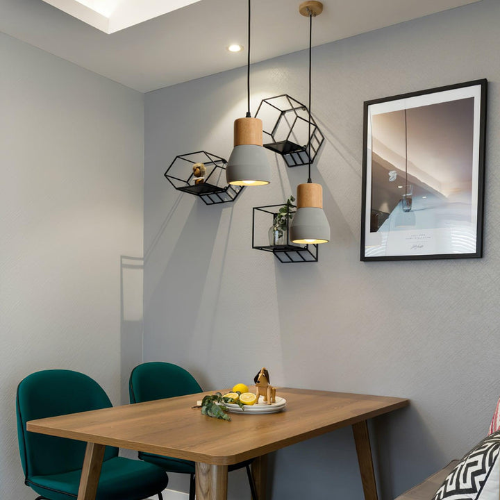 Lampa Wisząca Cementowa Andenon
