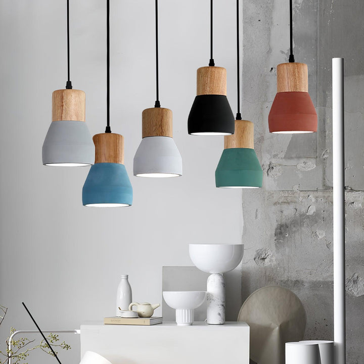 Lampa Wisząca Cementowa Andenon