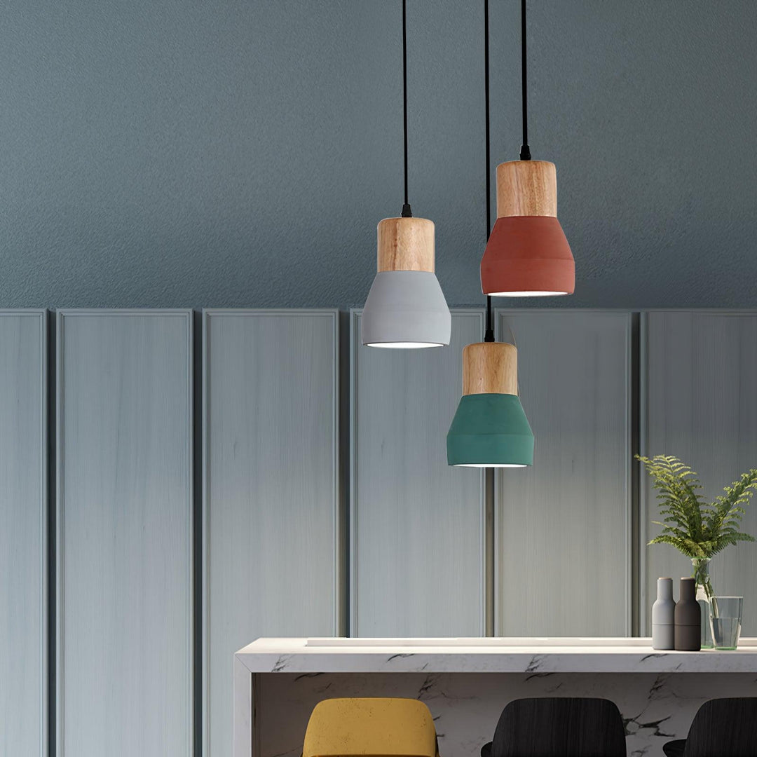 Lampa Wisząca Cementowa Andenon