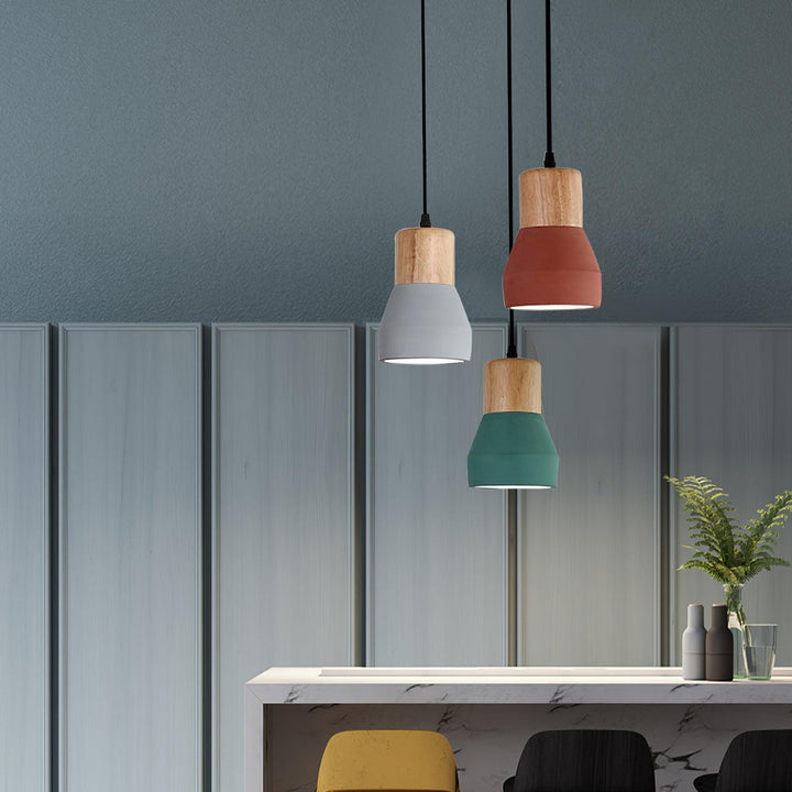Lampa Wisząca Cementowa Andenon