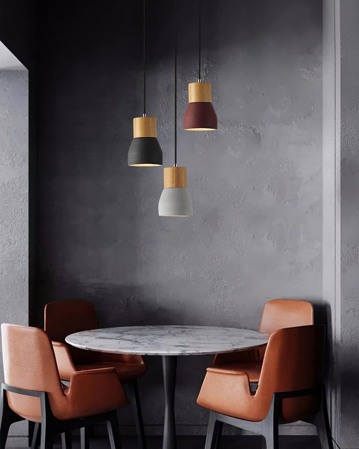 Lampa Wisząca Cementowa Andenon