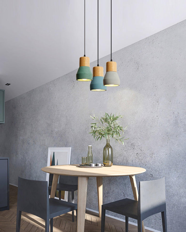 Lampa Wisząca Cementowa Andenon