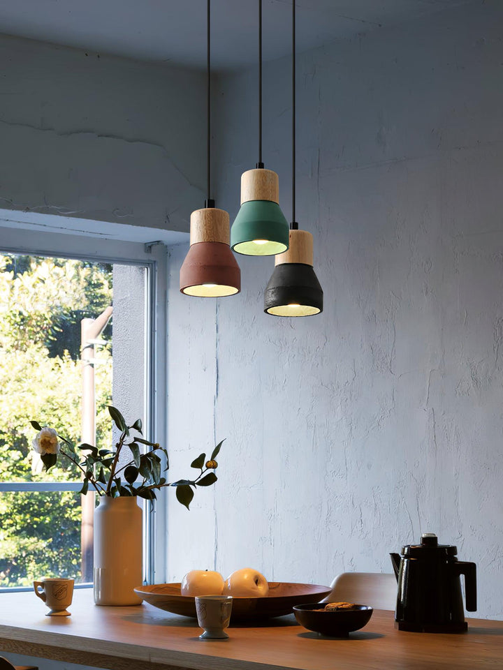 Lampa Wisząca Cementowa Andenon