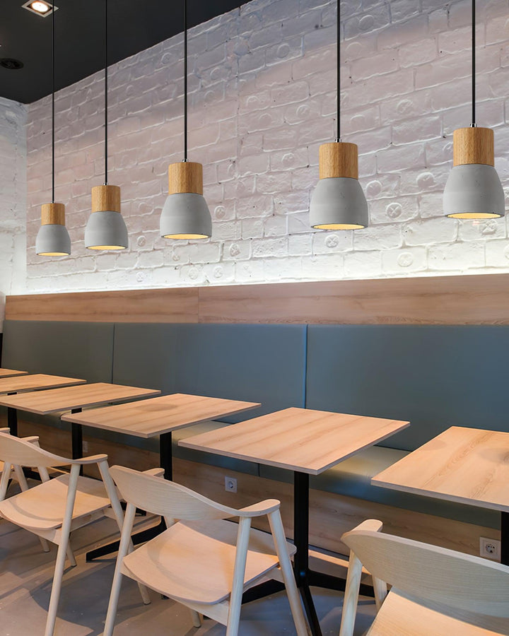 Lampa Wisząca Cementowa Andenon
