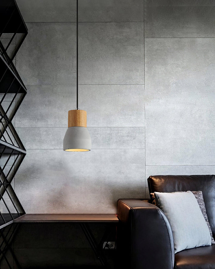 Lampa Wisząca Cementowa Andenon