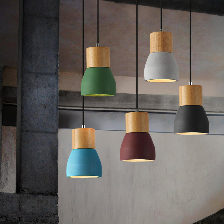 Lampa Wisząca Cementowa Andenon