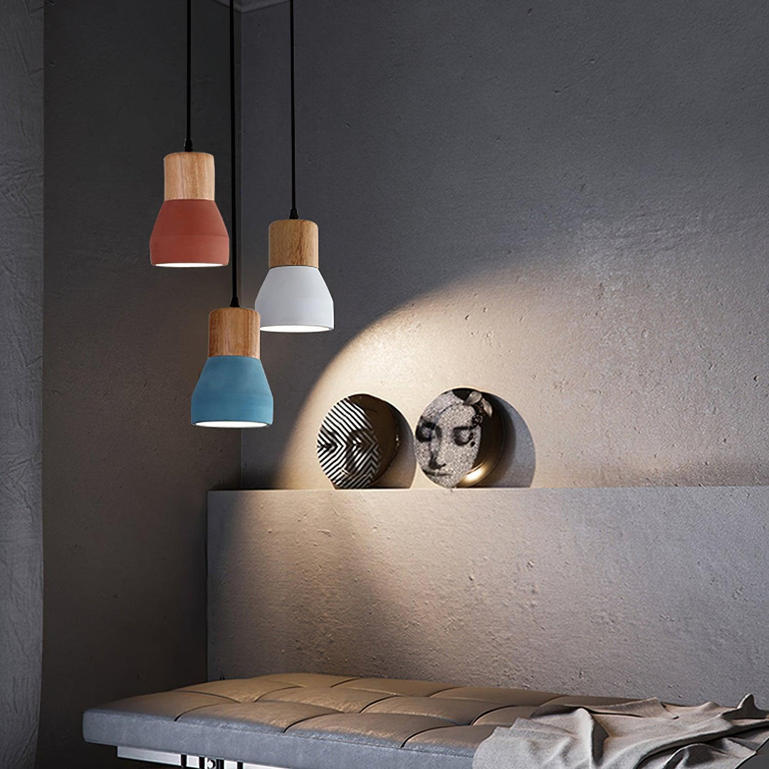 Lampa Wisząca Cementowa Andenon