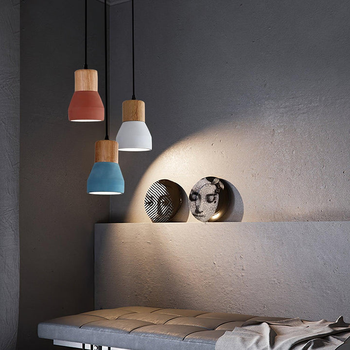 Lampa Wisząca Cementowa Andenon
