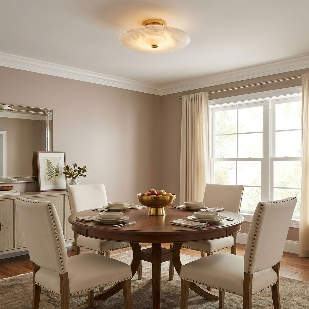 Lampa sufitowa Ankeny Alabaster
