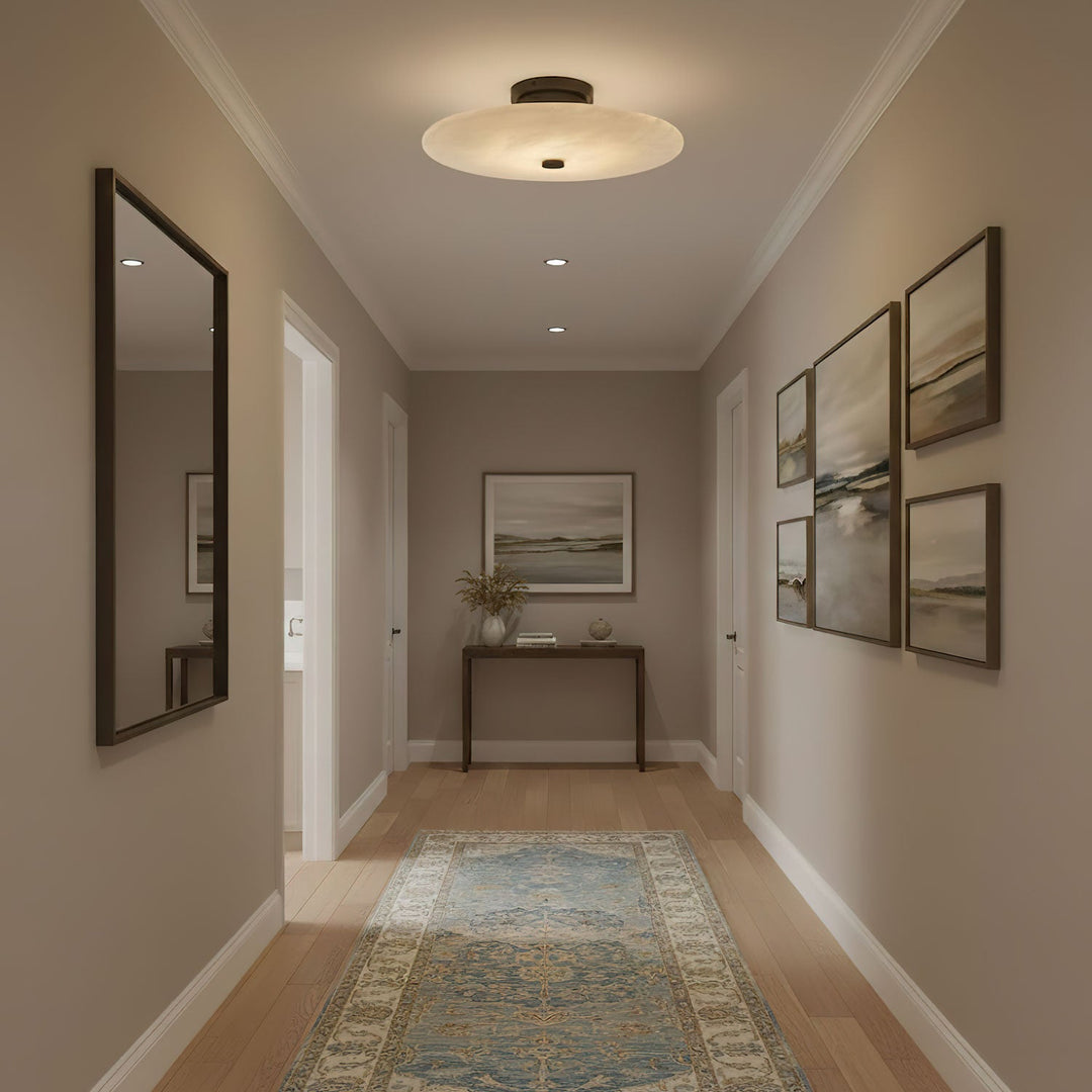 Lampa sufitowa Ankeny Alabaster