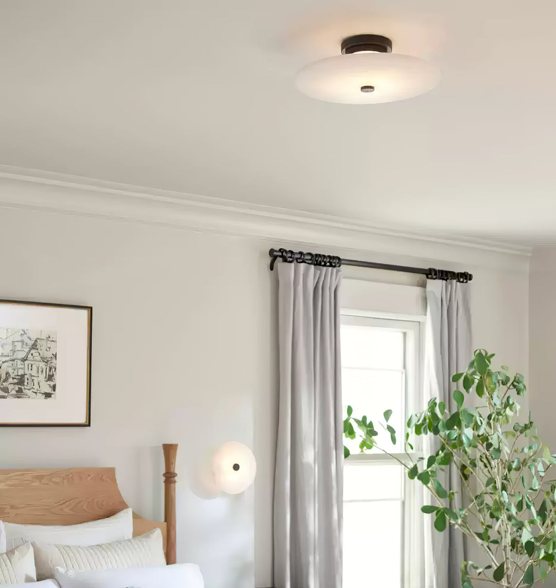 Lampa sufitowa Ankeny Alabaster