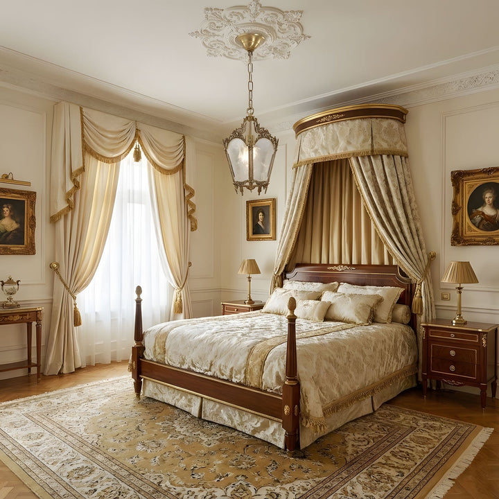 Antyczna Lampa Wisząca Empire