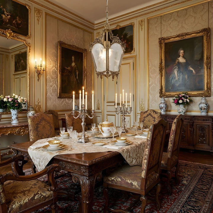 Antyczna Lampa Wisząca Empire