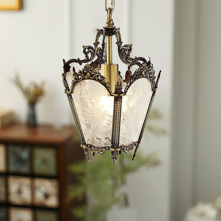 Antyczna Lampa Wisząca Empire
