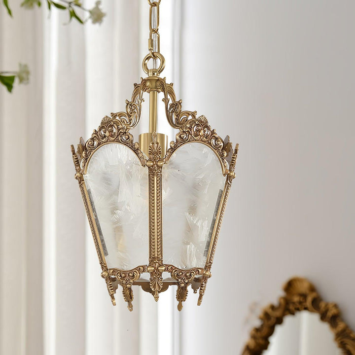 Antyczna Lampa Wisząca Empire