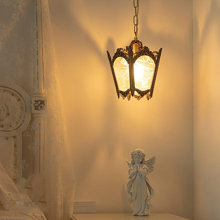 Antyczna Lampa Wisząca Empire